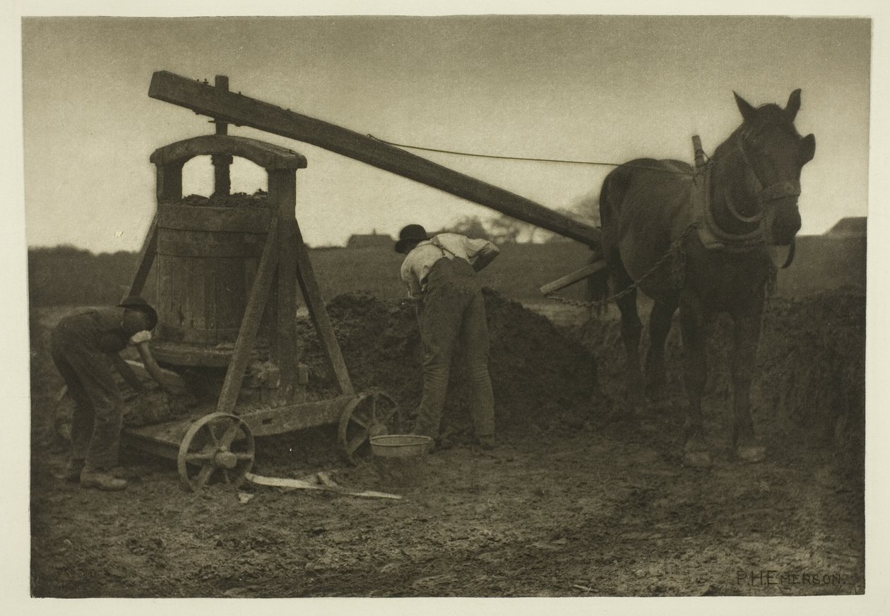 De Klei Molen (Norfolk) door Peter Henry Emerson