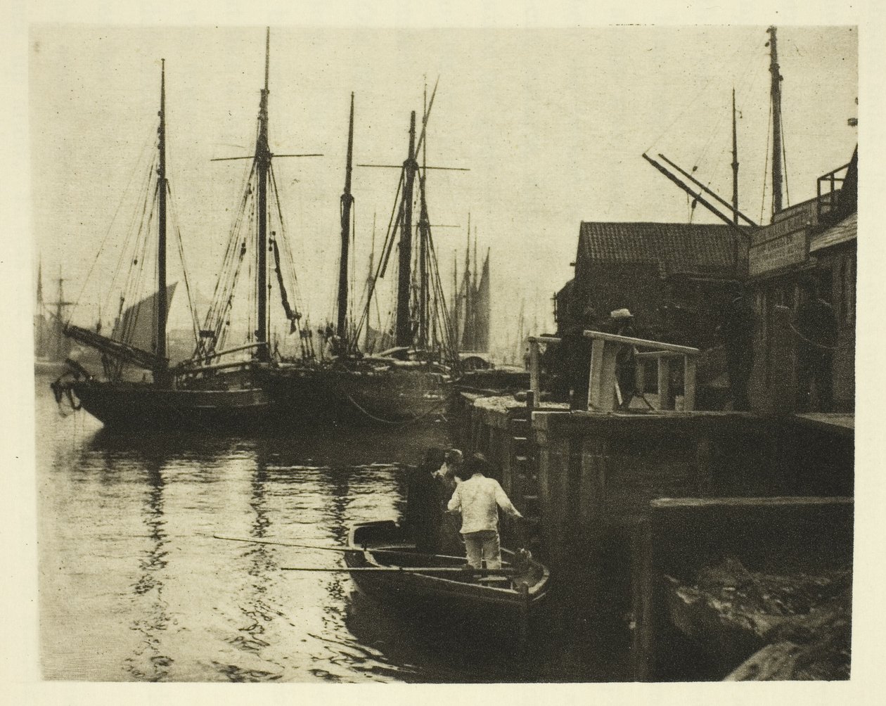 De Veerboot door Peter Henry Emerson