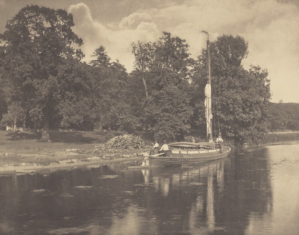 De Bure bij Coltishall door Peter Henry Emerson