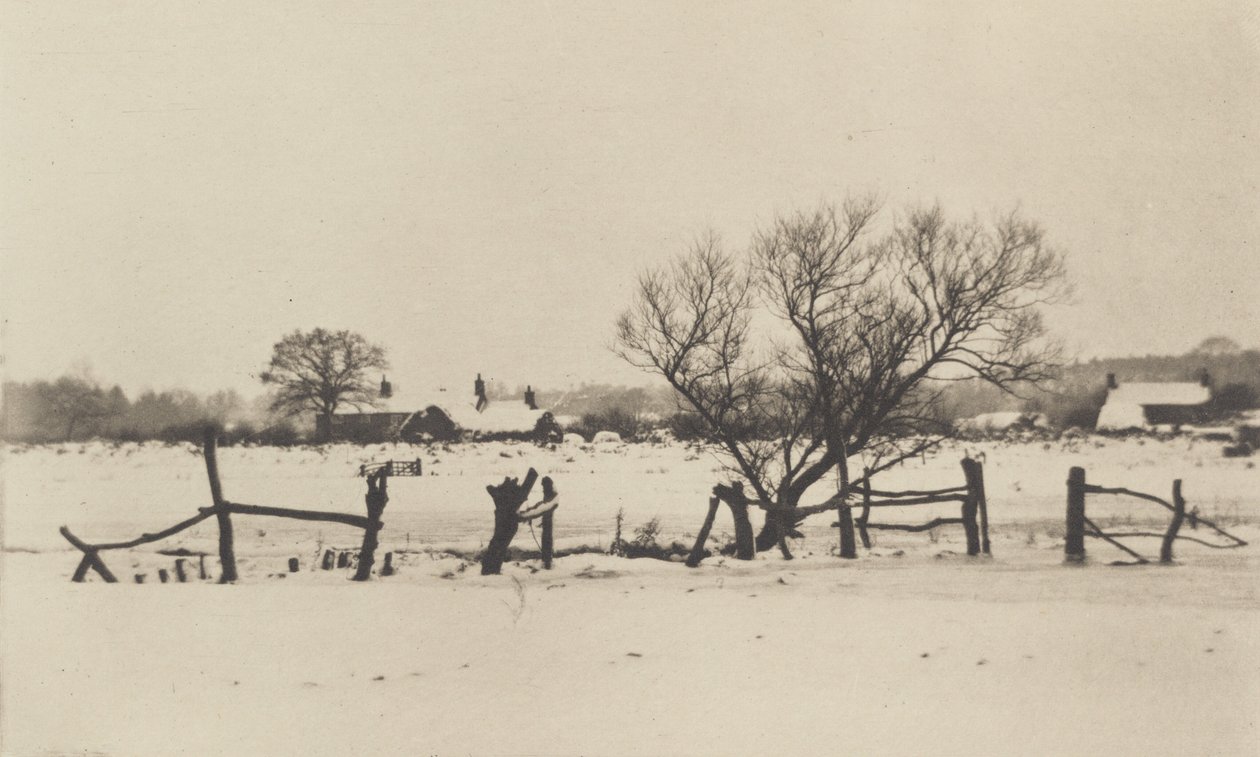 De Besneeuwde Moerassen door Peter Henry Emerson