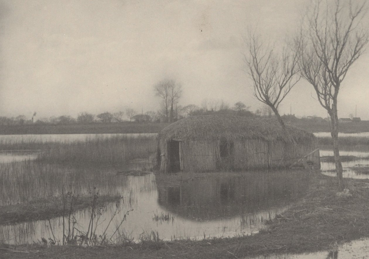 Een Rieten Boothuis door Peter Henry Emerson and T.F. Goodall