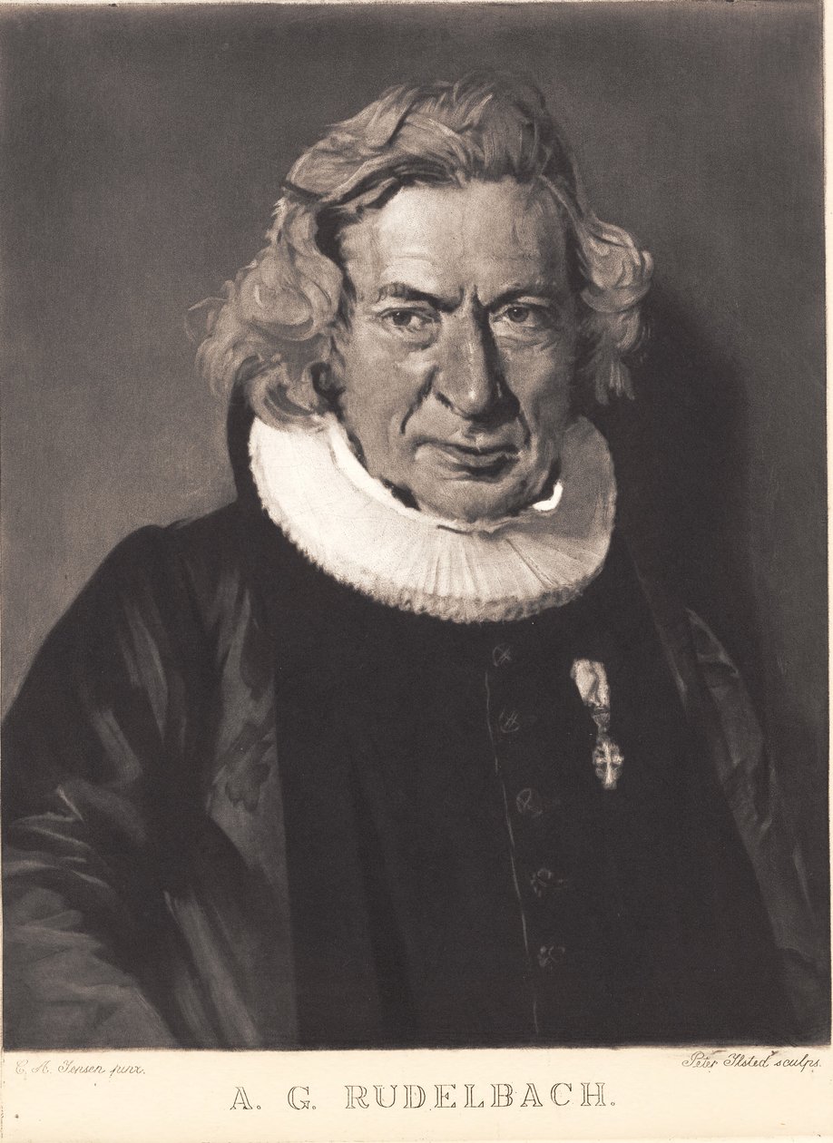 A. G. Rudelbach door Peter Vilhelm Ilsted