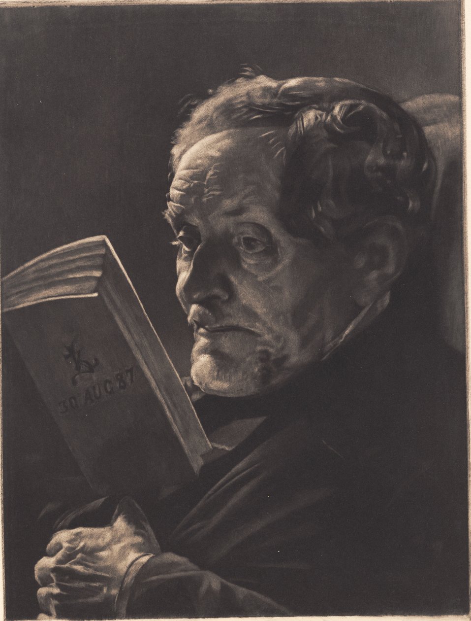 Overlæge C. V. Zahrtmann door Peter Vilhelm Ilsted