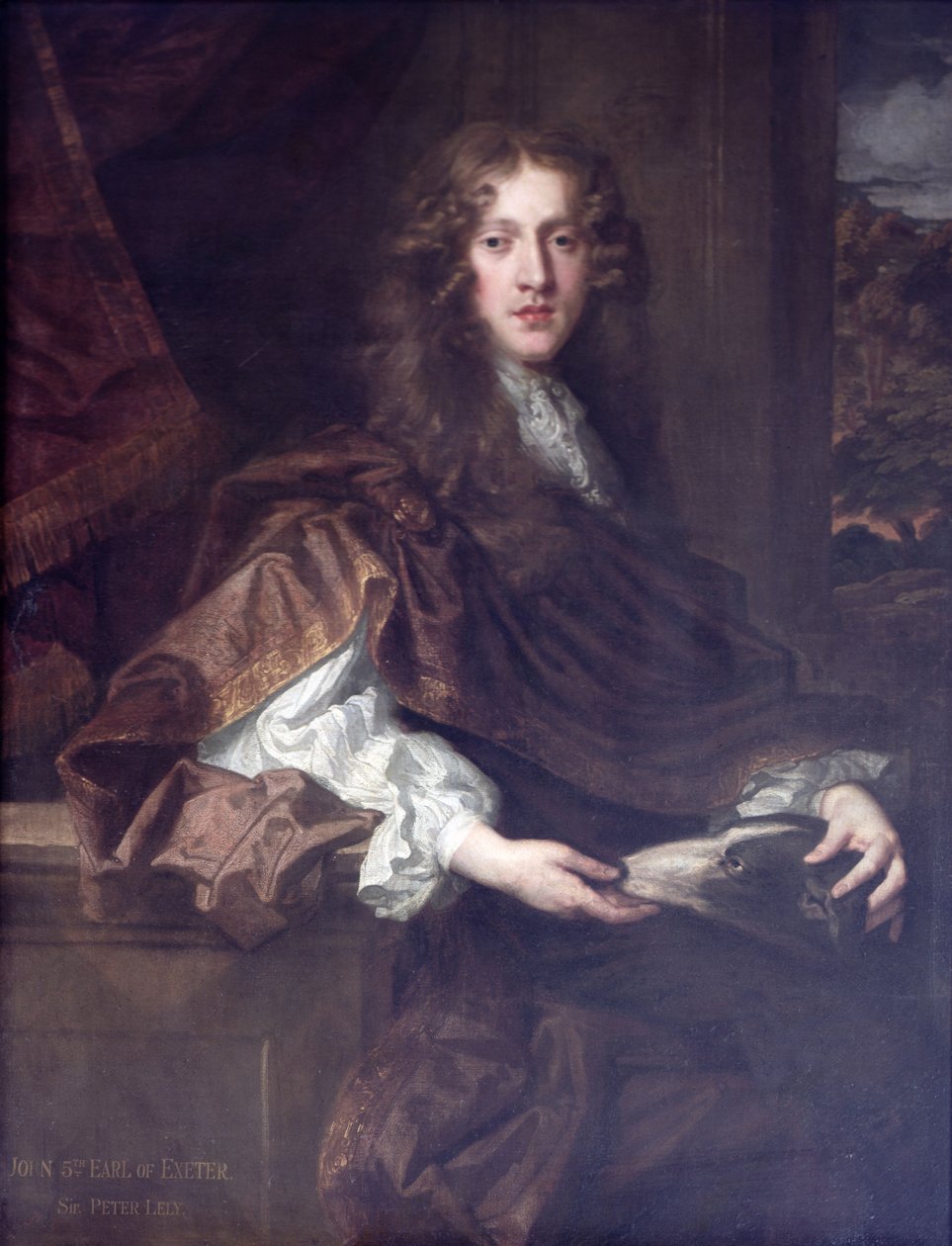 John, 5e Graaf van Exeter door Peter Lely