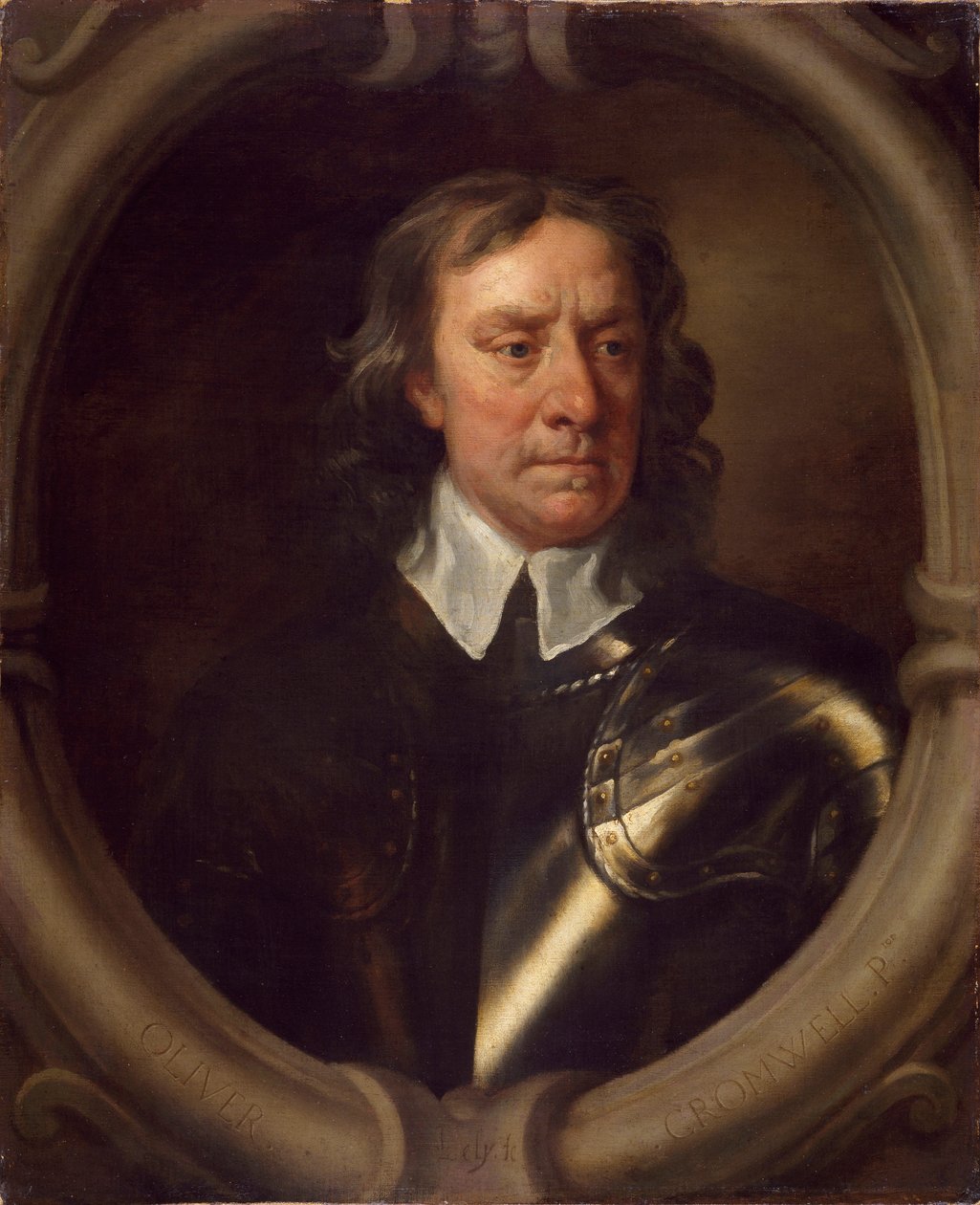 Oliver Cromwell, c.1653 door Peter Lely