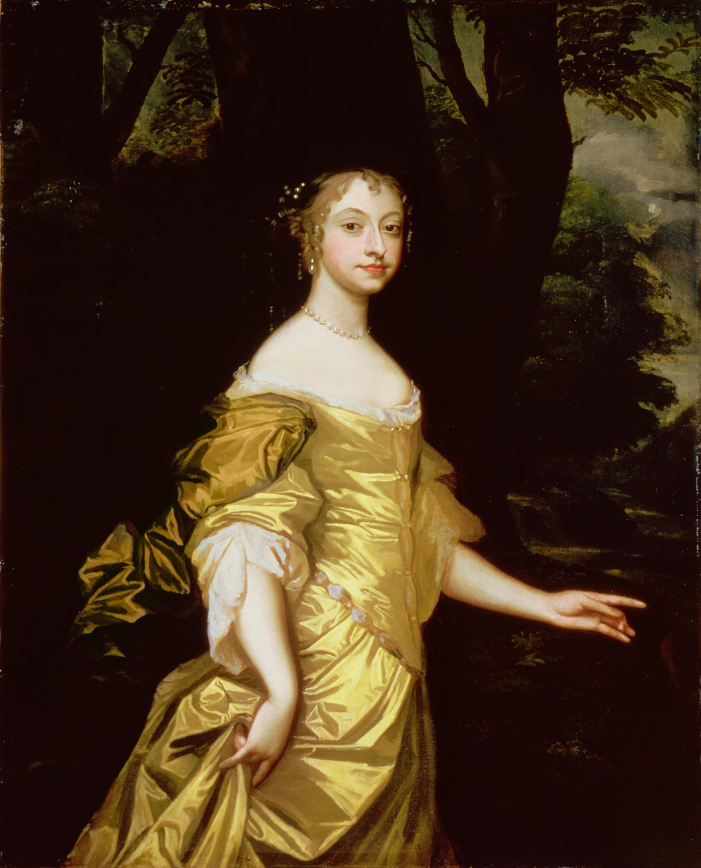 Portret van Frances, hertogin van Richmond door Peter Lely