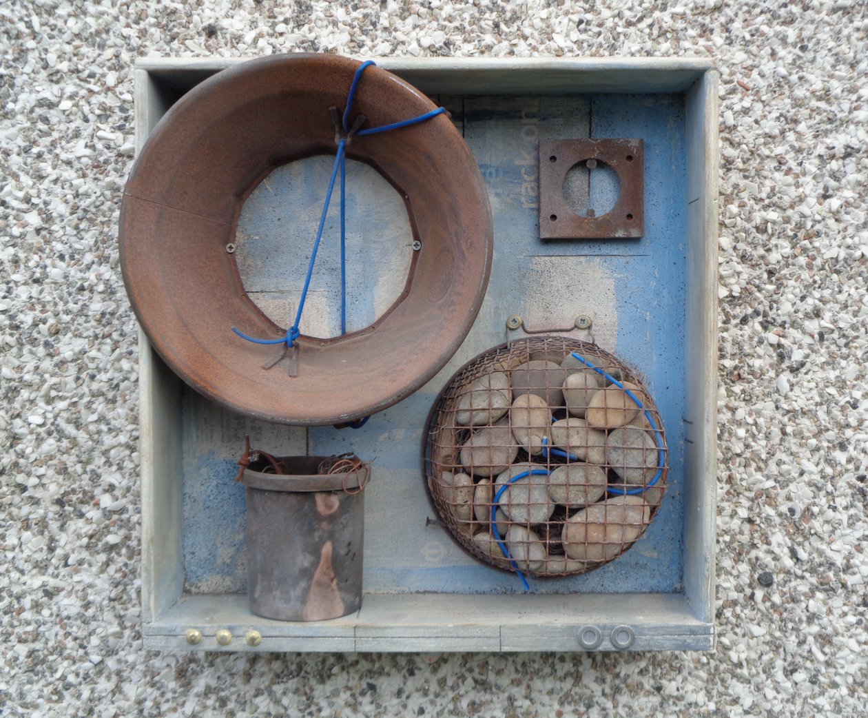 Blauwe doos door Peter McClure