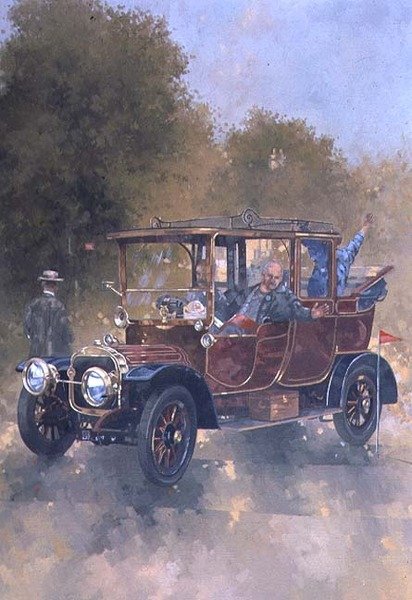 Finish van de Rally door Peter Miller