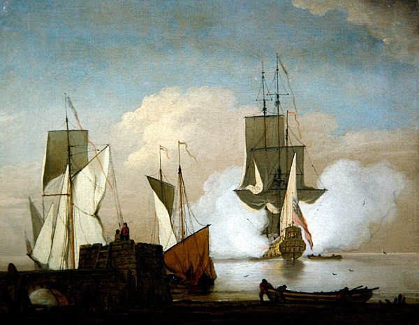 Het Avondkanon door Peter Monamy