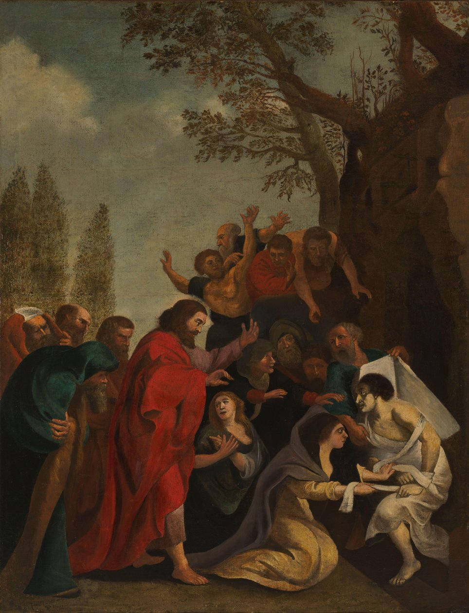 De Opwekking van Lazarus door Peter Paul Rubens (after)