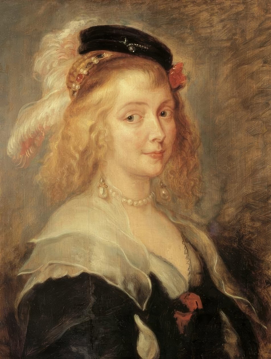 Portret van Helene Fourment door Peter Paul Rubens