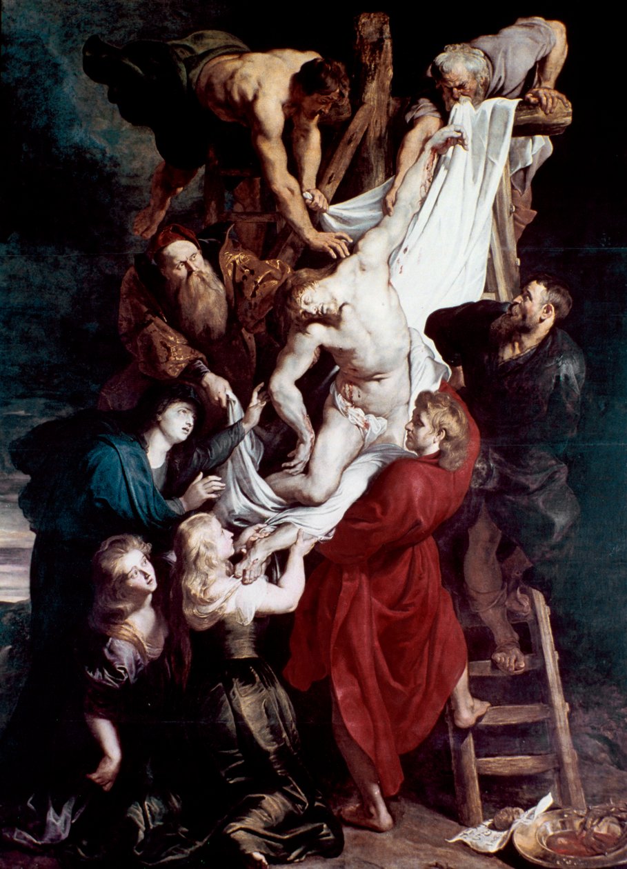 Afdaling van het Kruis, ca. 1612-1614 door Peter Paul Rubens