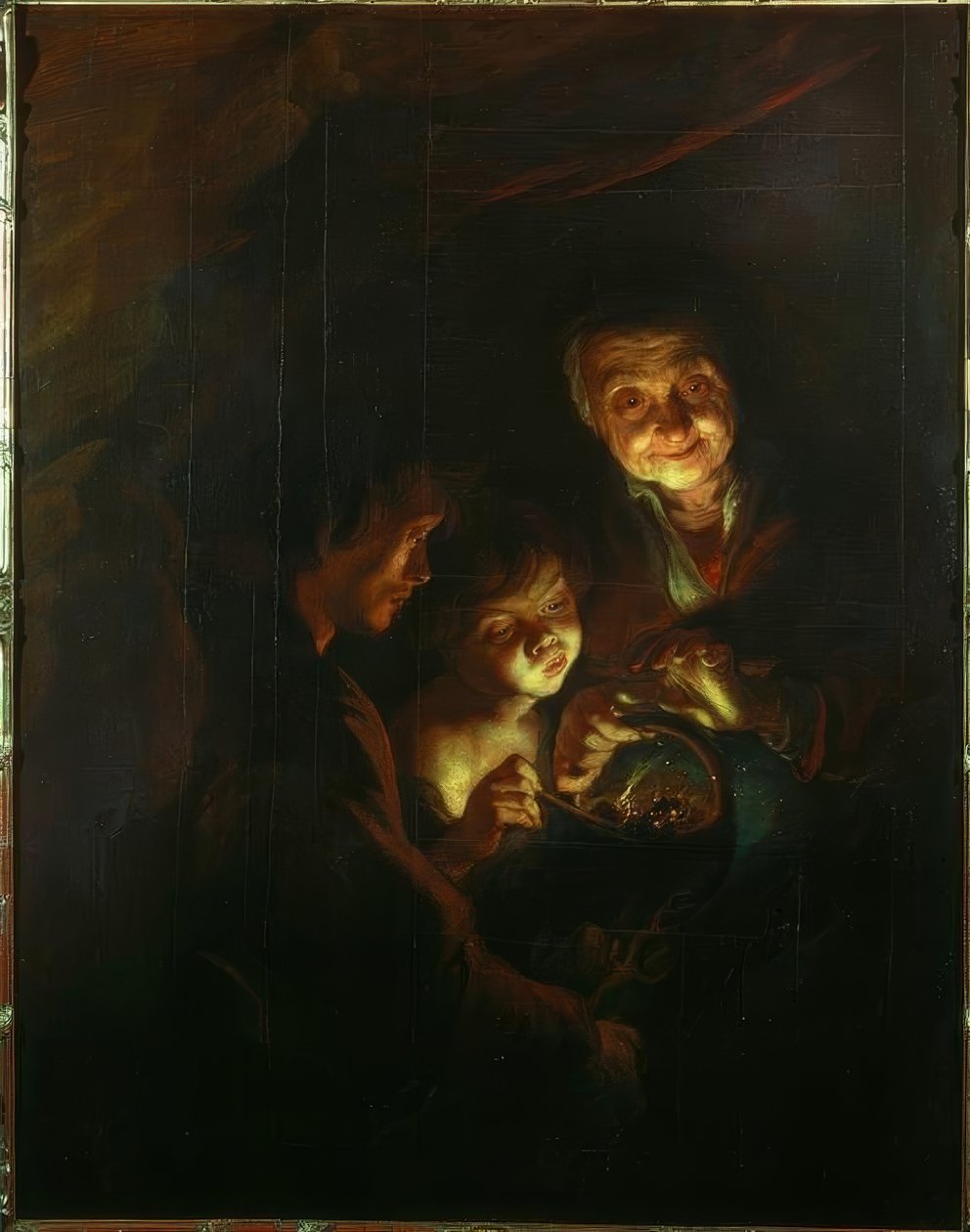 De Oude met de Kolenbak door Peter Paul Rubens