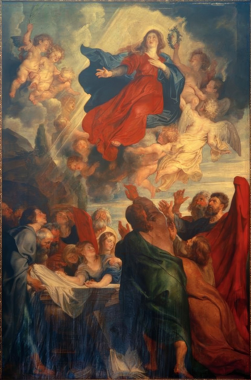 De hemelvaart van Maria door Peter Paul Rubens