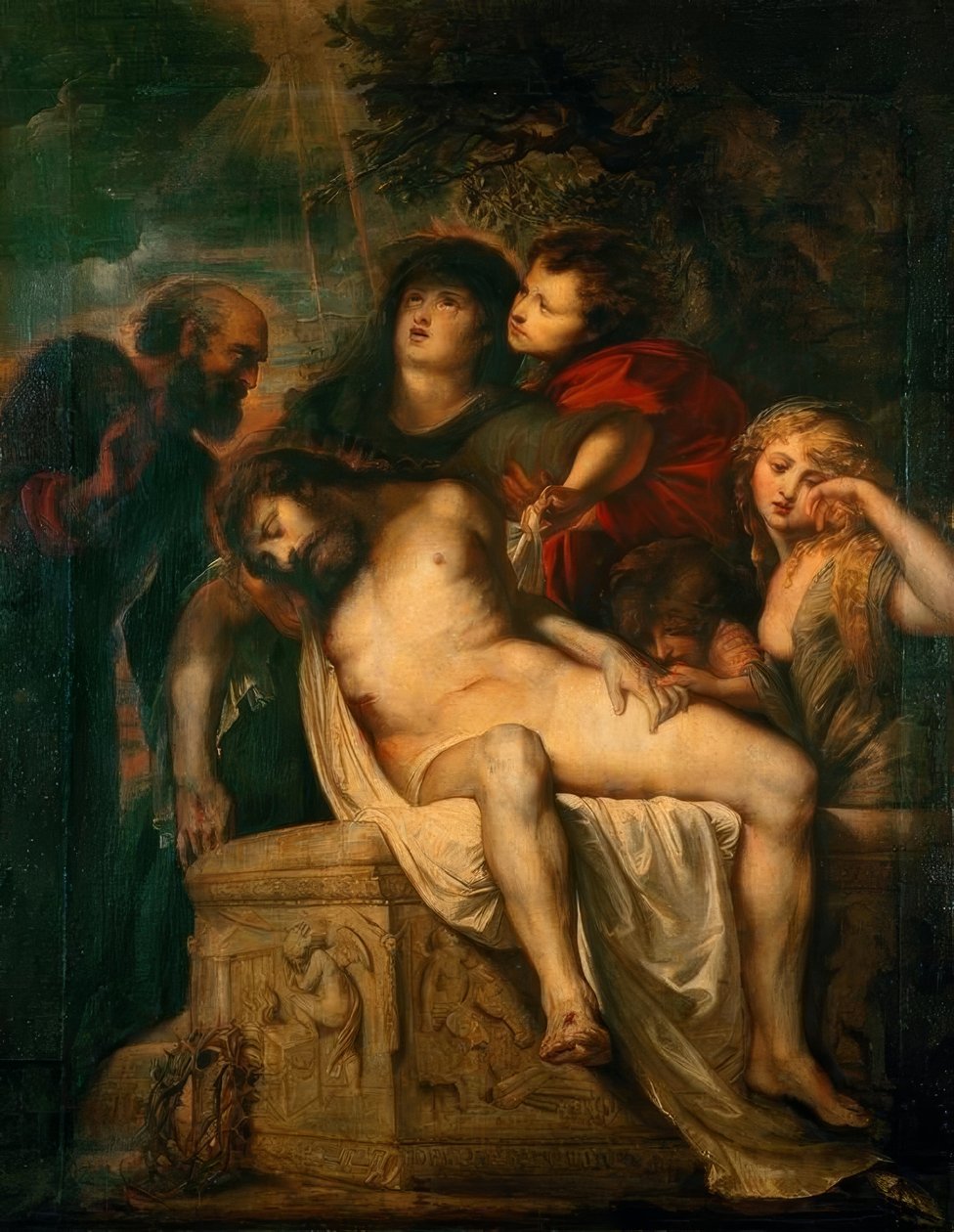 Graflegging van Christus door Peter Paul Rubens