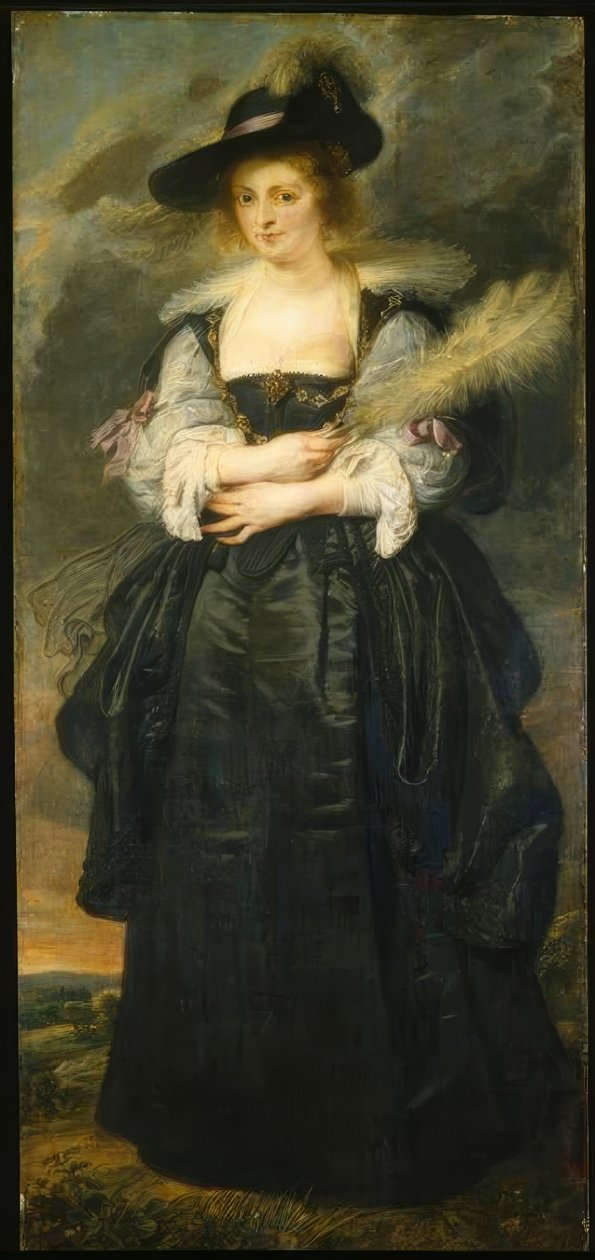 Helene Fourment door Peter Paul Rubens