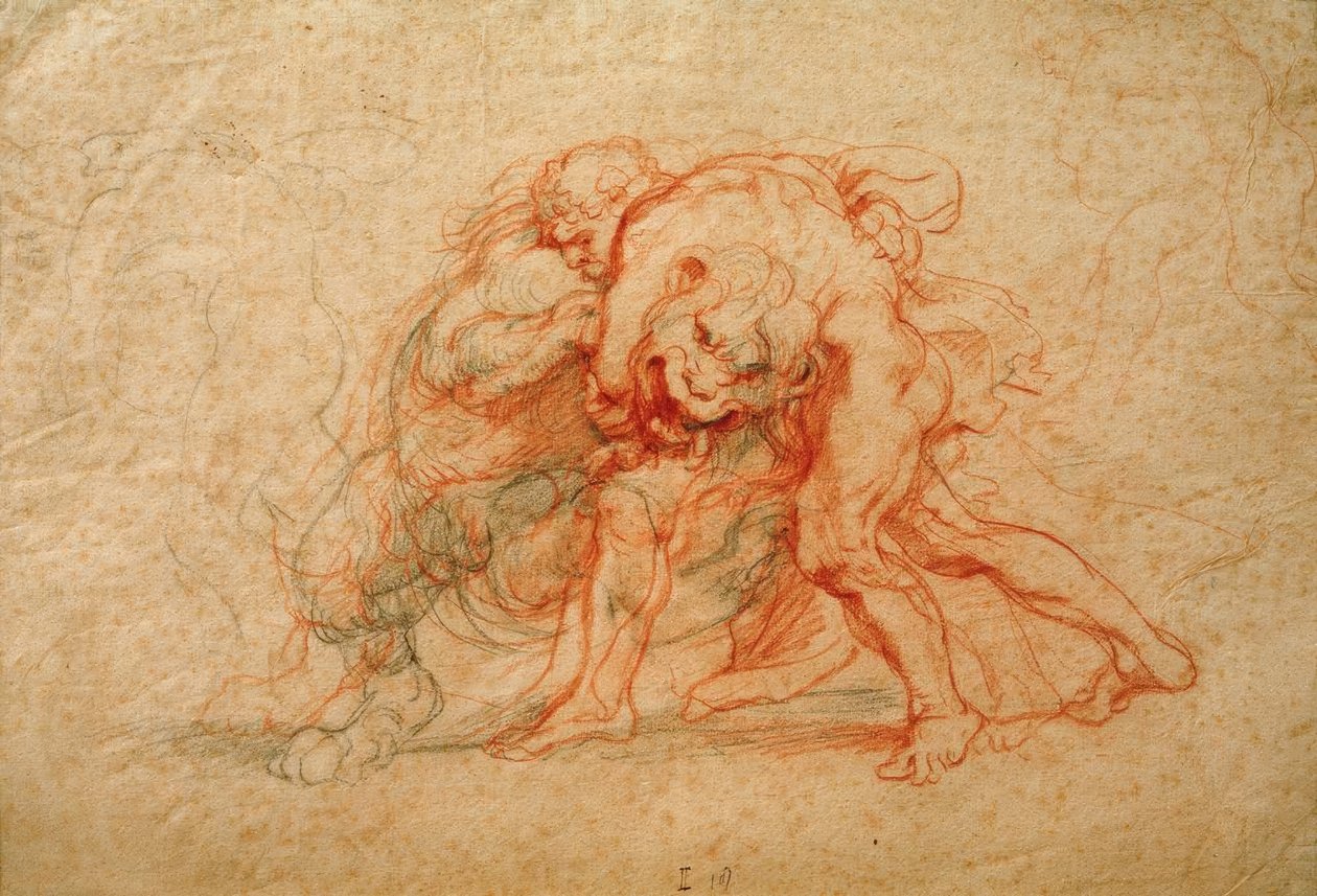 Hercules en de Nemeïsche leeuw door Peter Paul Rubens