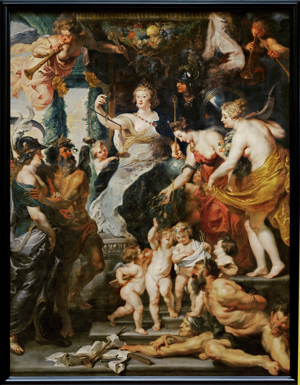 La felicite de la Regence door Peter Paul Rubens