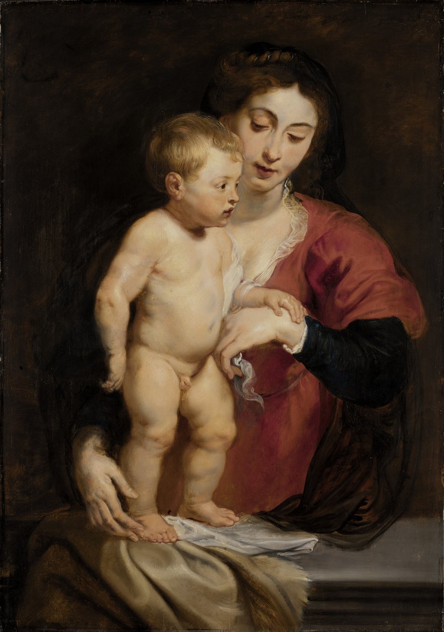 Madonna met kind door Peter Paul Rubens