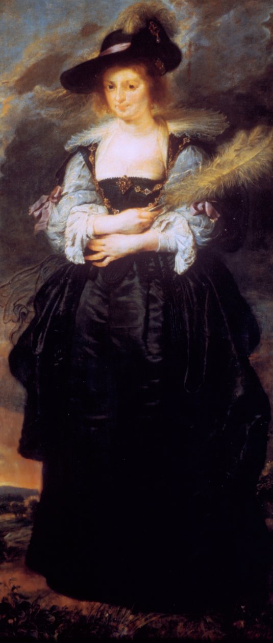 Portret van Helena Fourment, c1630-32 door Peter Paul Rubens