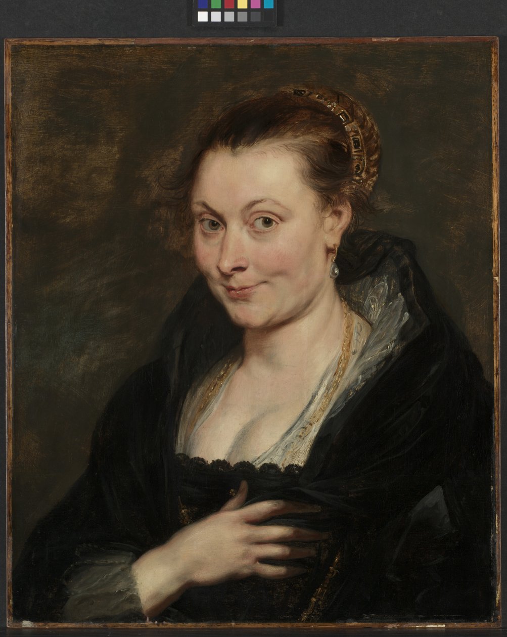 Portret van Isabella Brant, ca. 1620-25 door Peter Paul Rubens