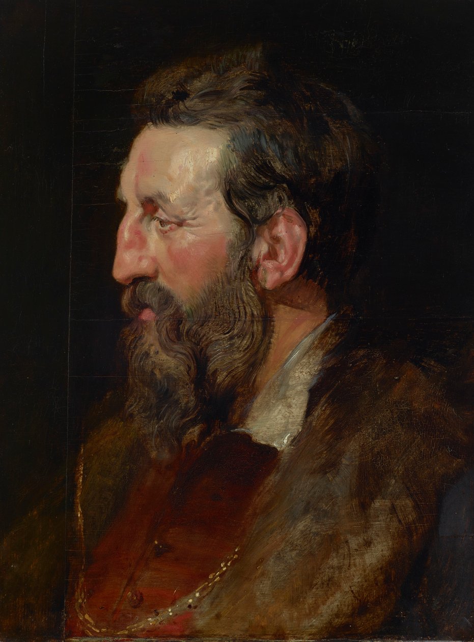 Portret van een man door Peter Paul Rubens