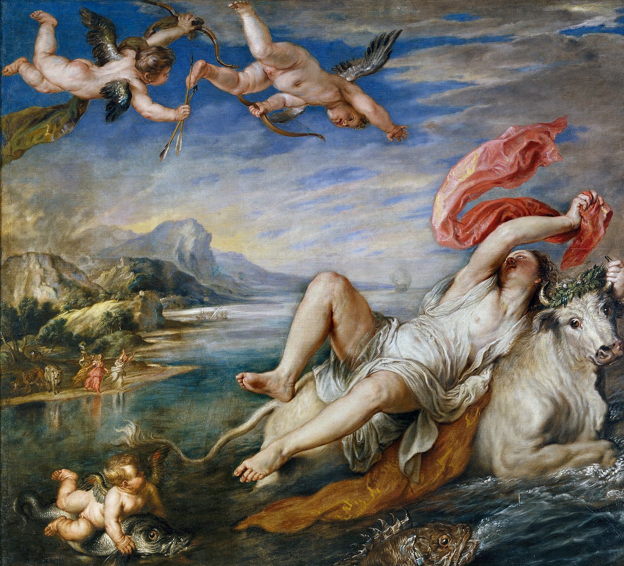 De verkrachting van Europa door Peter Paul Rubens