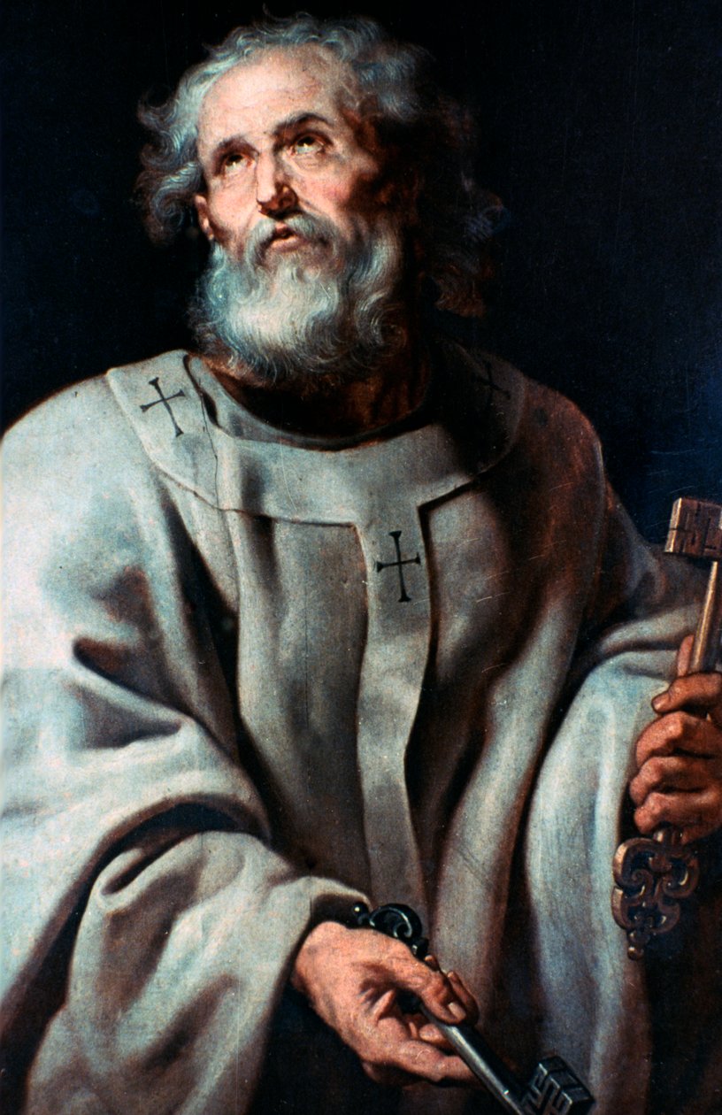 Sint Pieter, 17e eeuw door Peter Paul Rubens