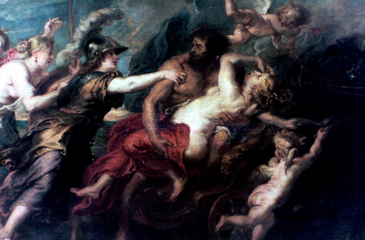 De ontvoering van Proserpina, 1632 door Peter Paul Rubens