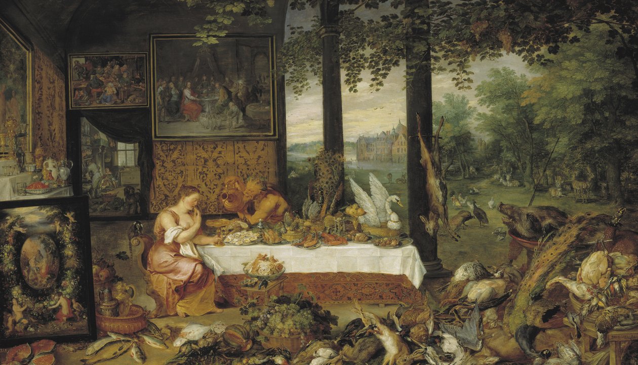 De allegorie van de smaak door Peter Paul Rubens