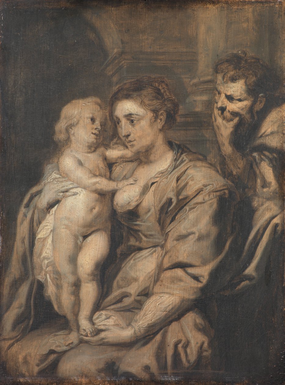 De Heilige Familie door Peter Paul Rubens