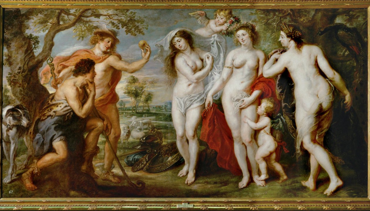 Het oordeel van Parijs door Peter Paul Rubens