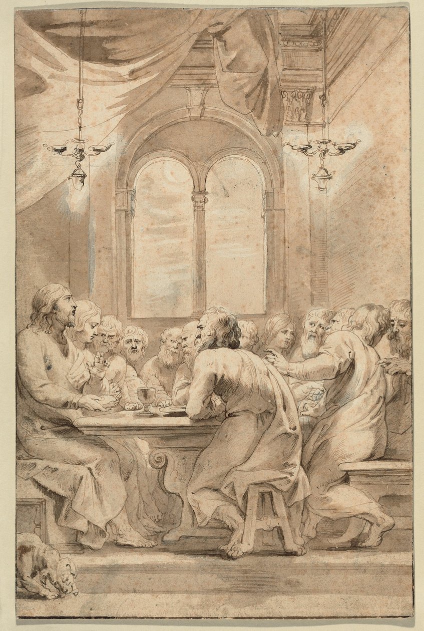 Het laatste avondmaal door Peter Paul Rubens