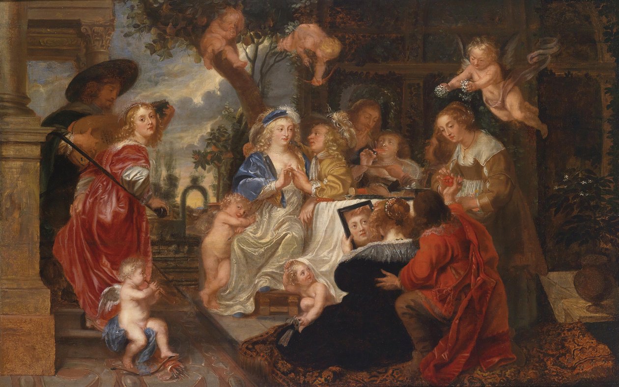 De Liefdestuin door Peter Paul, Rubens