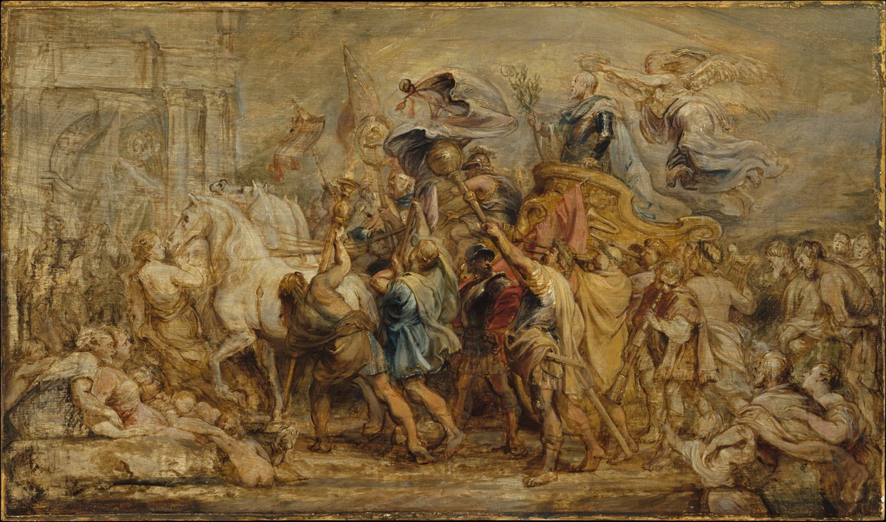 De triomf van Hendrik IV door Peter Paul Rubens