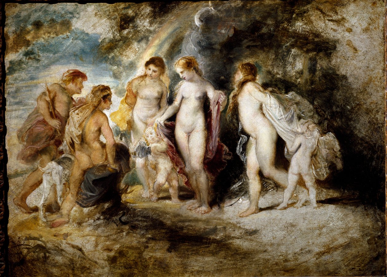 Het oordeel van Parijs door Peter Paul Rubens