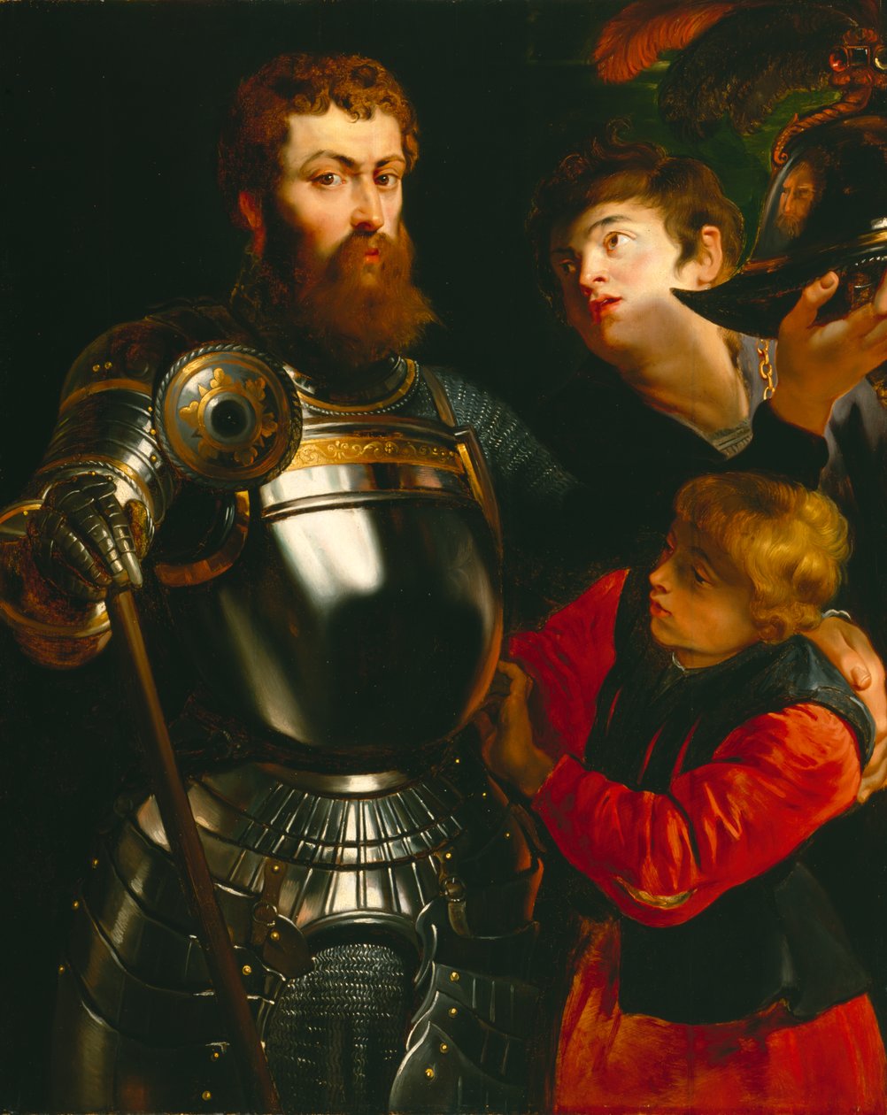 Krijger door Peter Paul Rubens