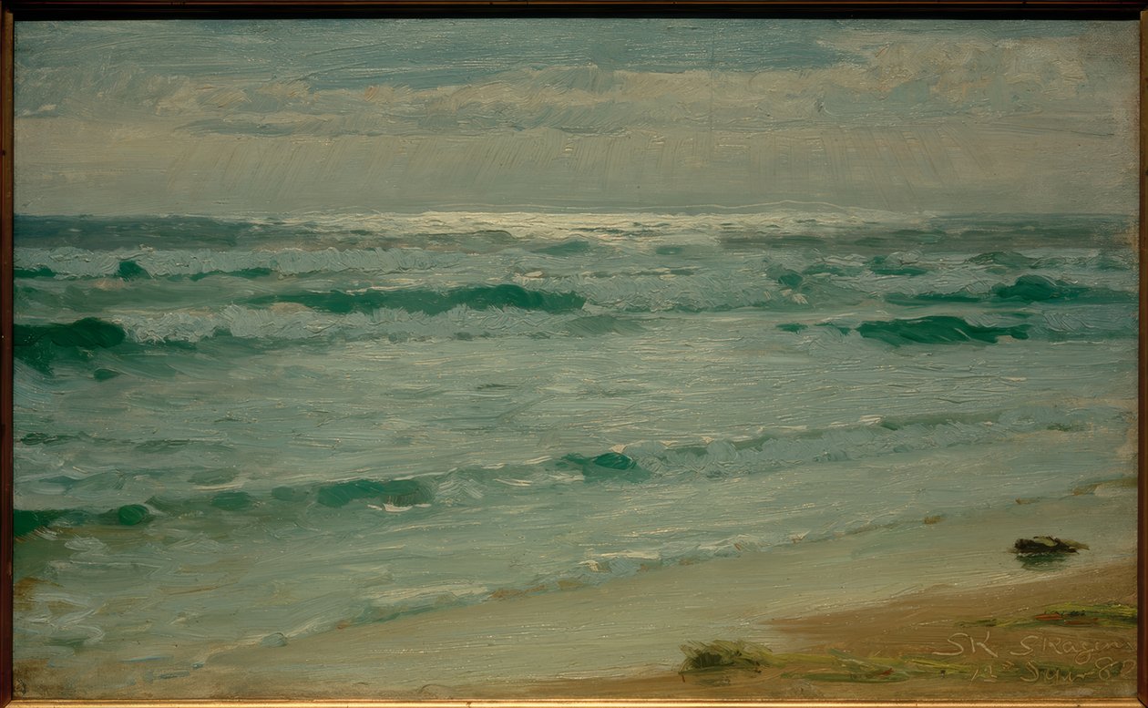 Zeegezicht. Skagen door Peder Severin Krøyer