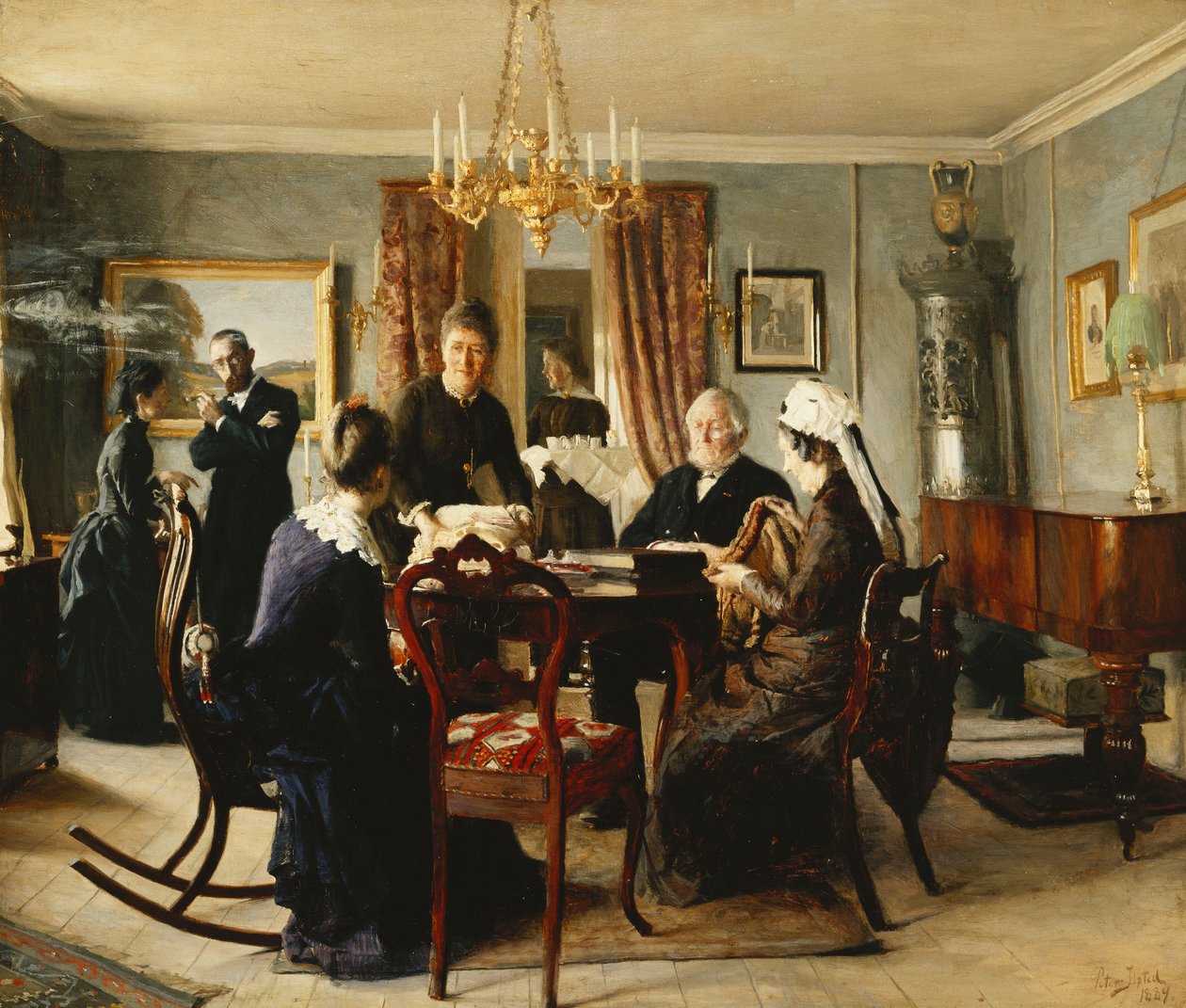 Middagthee door Peter Vilhelm Ilsted