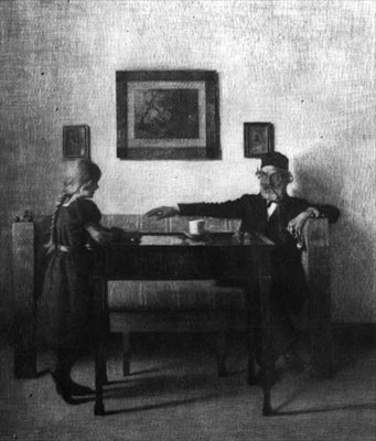 Bij grootvader thuis door Peter Vilhelm Ilsted