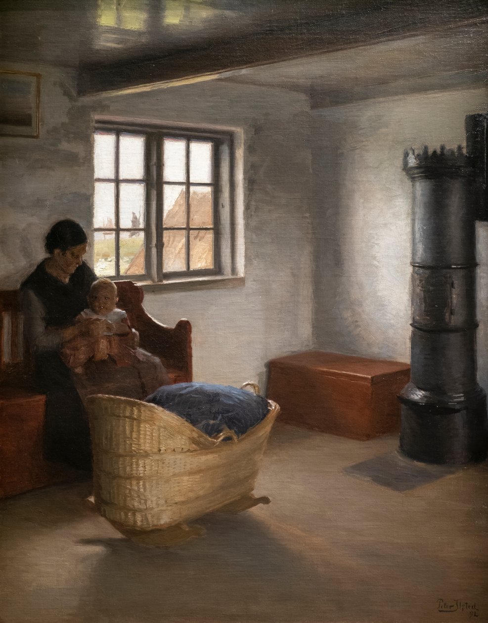 Moeder en kind door Peter Vilhelm Ilsted
