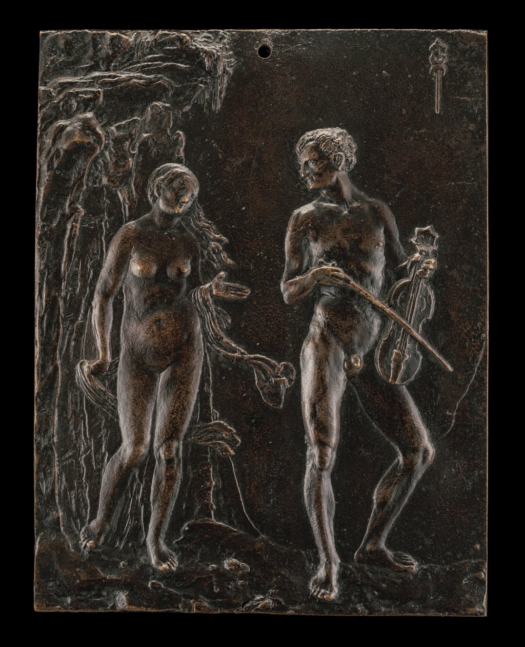 Orpheus en Eurydice, ca. 1515 door Peter Vischer the Younger