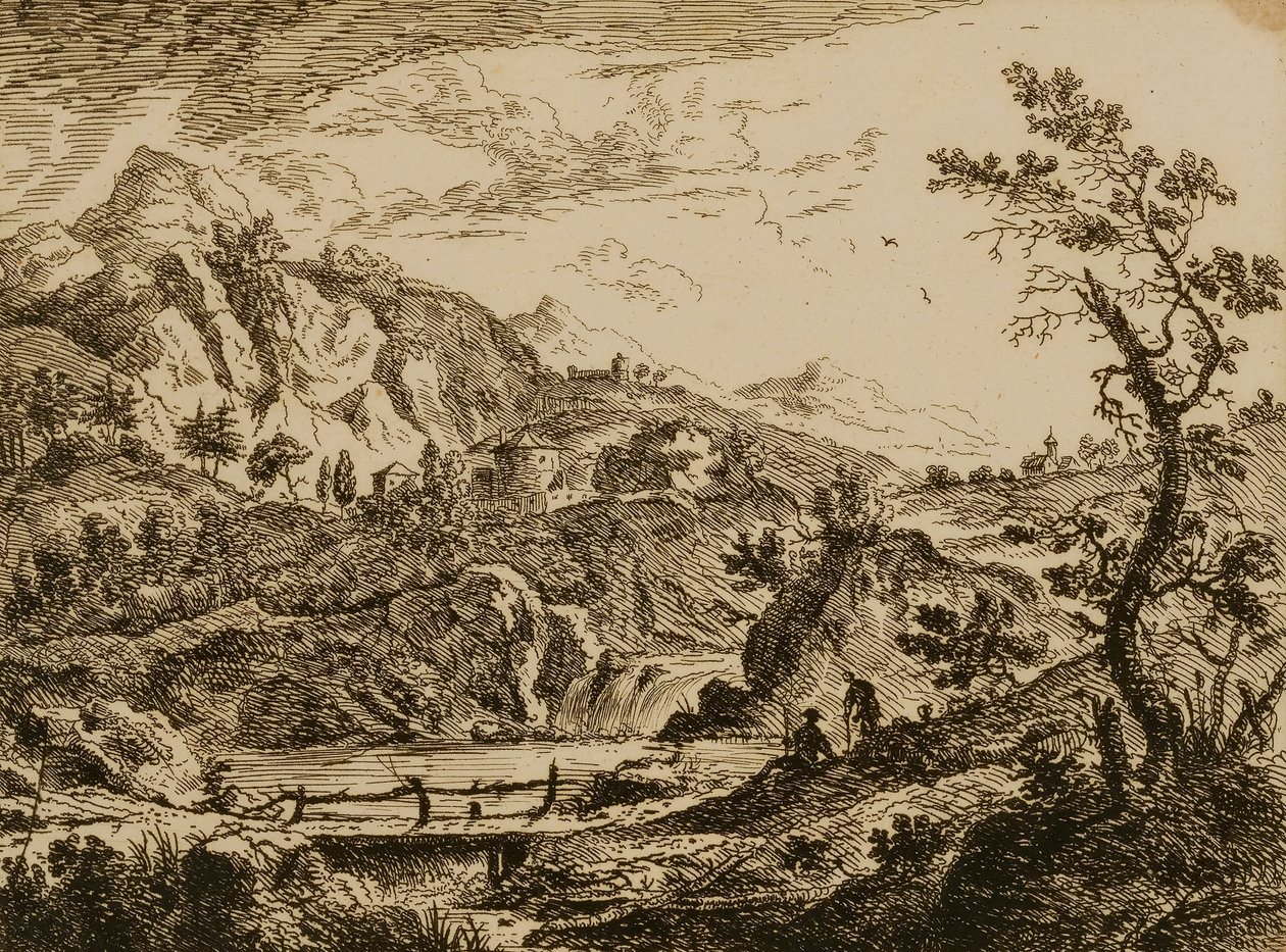 Landschap door Peter von Bemmel