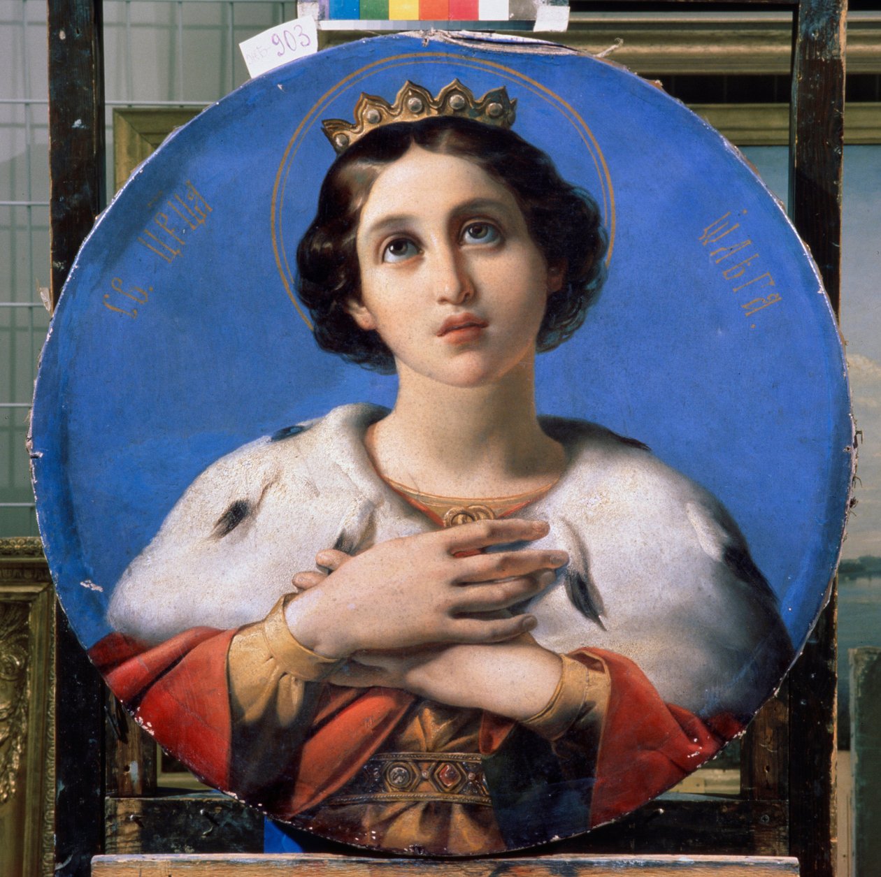 Heilige Olga, prinses van Kiev door Petr Mikhailovich Shamshin