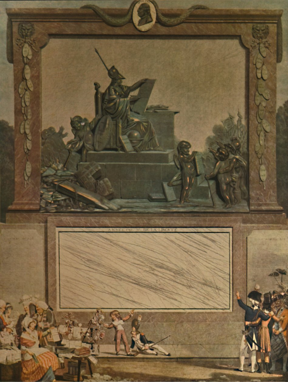 Almanach National, 1791, 1913 door Philibert Louis Debucourt