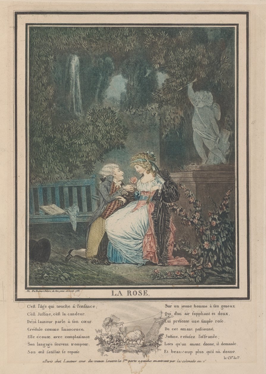 De Roos, 1788 door Philibert Louis Debucourt