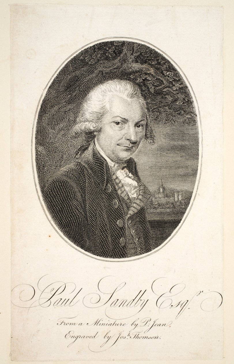 Paul Sandby Esquire, uitgegeven ca. 1787 door Philip Jean
