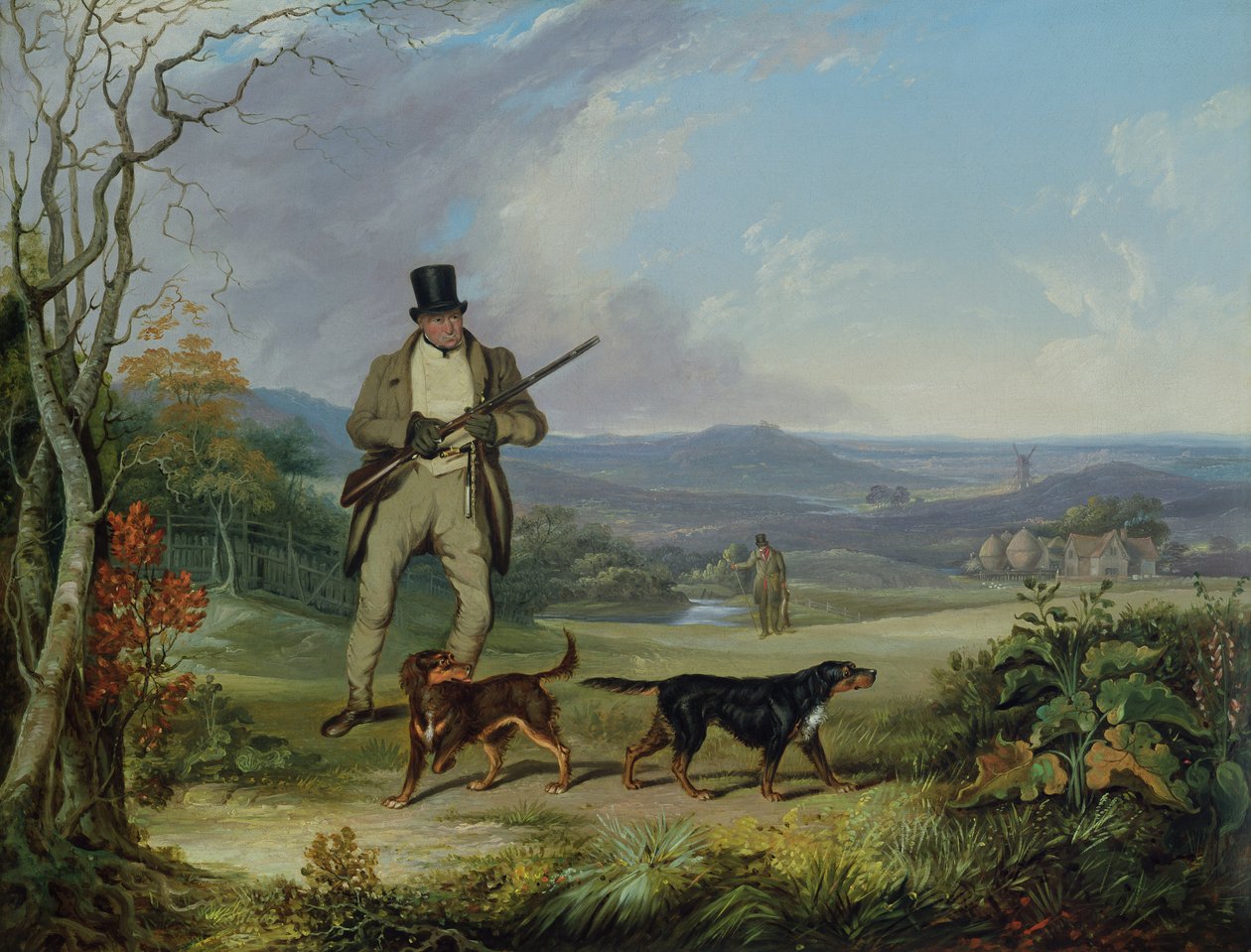 De middagjacht door Philip Reinagle