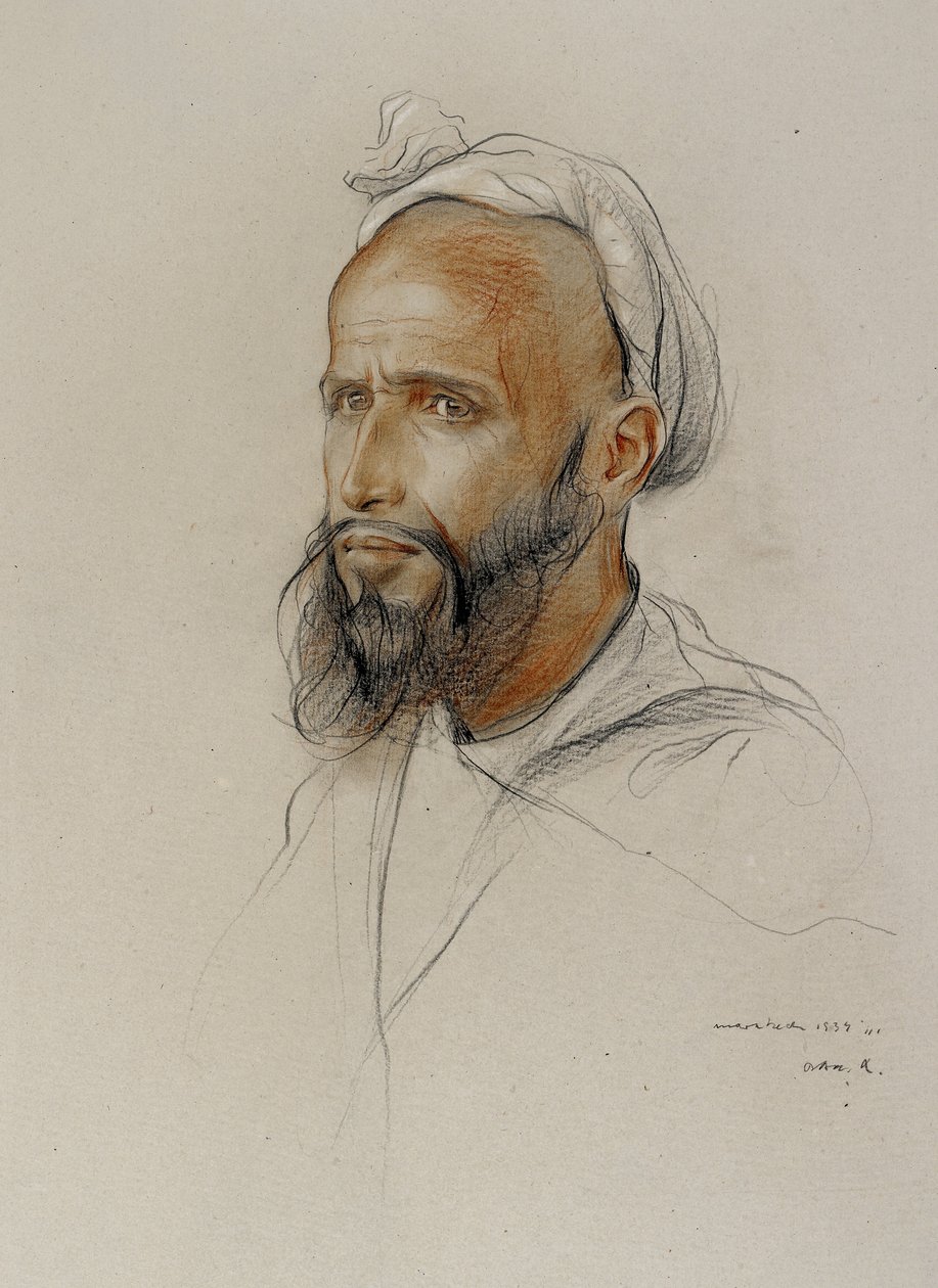 Portret van een Arabier door Philip Alexius de Laszlo