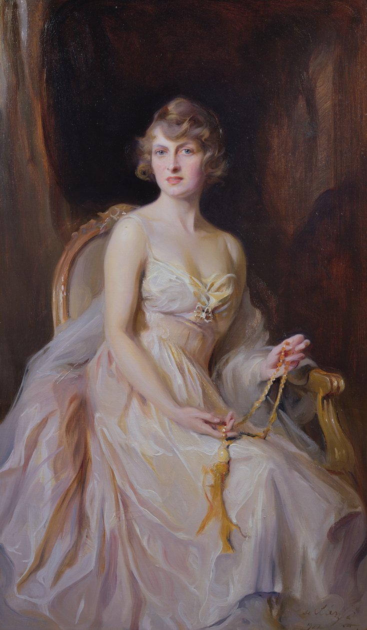 Vera Boscawen, Lady Broughton door Philip Alexius de Laszlo